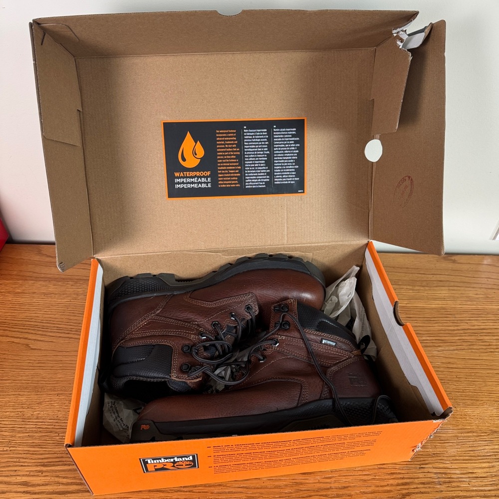 Timberland PRO Titan EV 6" Composite Safety Toe Waterproof Work Boots 10.5M NEW